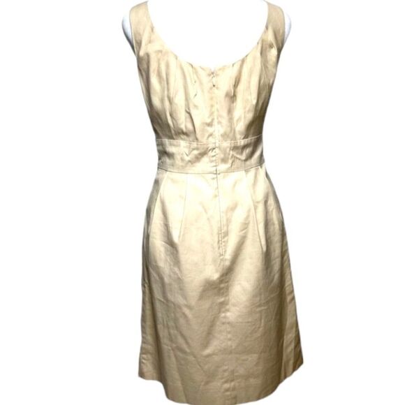 J.CREW | Women's Dress Suiting Line Knee Length Sleeveless Size 2 Off White - Picture 3 of 3